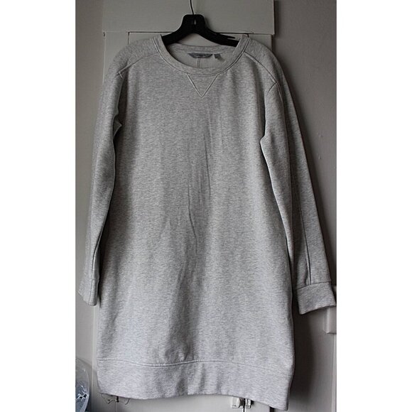 Athleta - Lolo Sweatshirt Dress #162954 in Heather Grey, Classic Cotton Fleece S - Picture 2 of 10